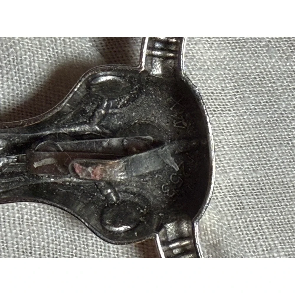 Vintage Silver Tone Bull Skull Steer Head Brooch‎ Pin Southwestern Western Boho